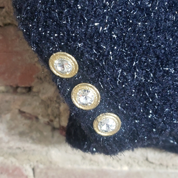 Louis Feraud ladies blazer navy blue size 6 - Picture 3 of 7